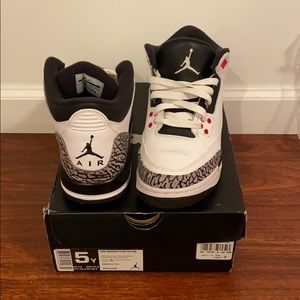 Air Jordan retro 3’s infrared